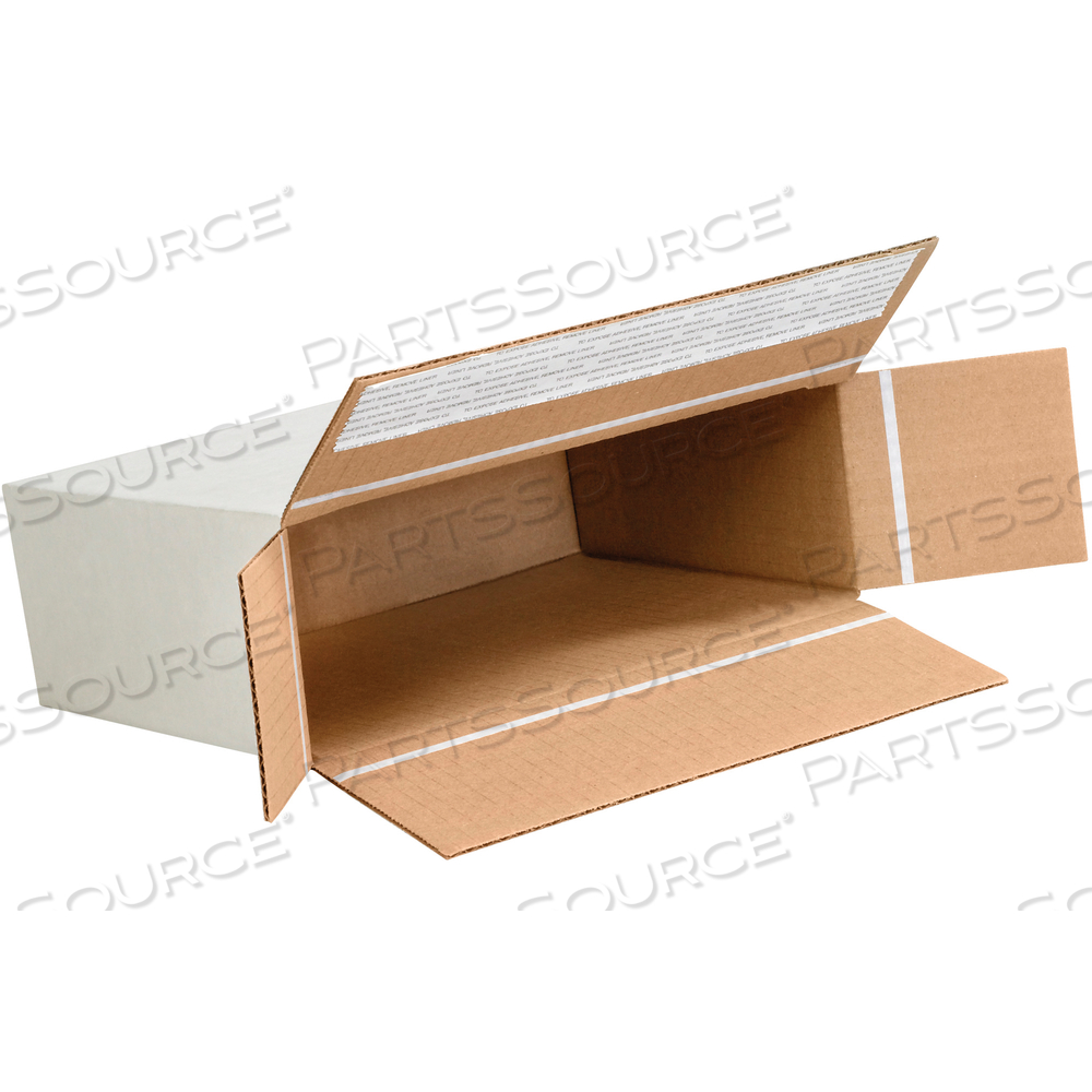 SELF-SEAL SIDE LOADING BOXES, 9 1/4" X 3" X 6 3/4", WHITE, 25/BUNDLE by BOX Partners (Box Acquisitions, LLC)