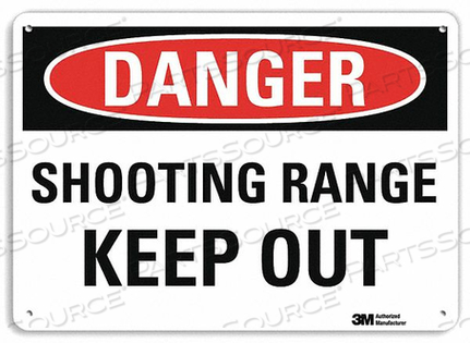 DANGER SIGN 4 HOLE MOUNT 10IN W X 7IN H by Lyle Signs Inc. DANGER SIGN 4 HOLE MOUNT 10IN W X 7IN H by Lyle Signs Inc.