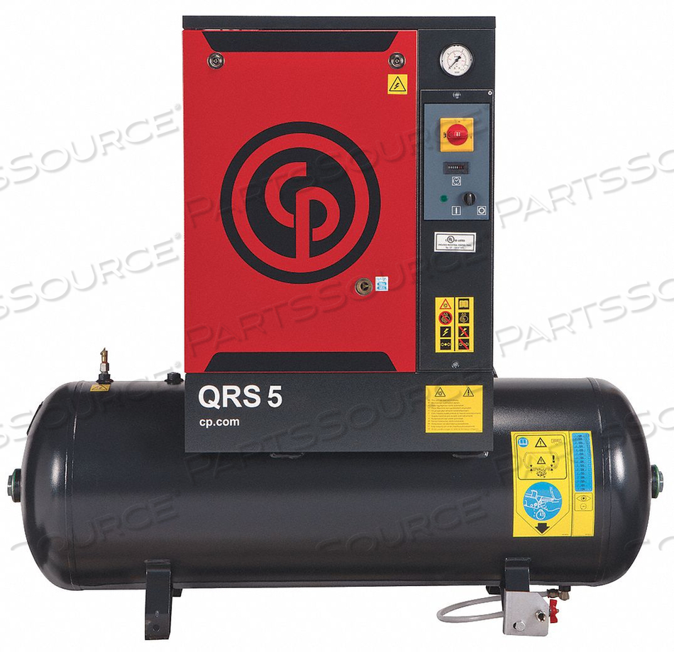 ROTARY SCREW AIR COMPRESSOR HORIZ 5 HP by Chicago Pneumatic