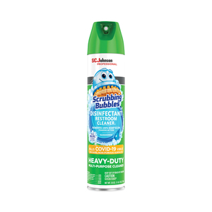 DISINFECTANT RESTROOM CLEANER II, RAIN SHOWER SCENT, 25 OZ AEROSOL SPRAY by Scrubbing Bubbles