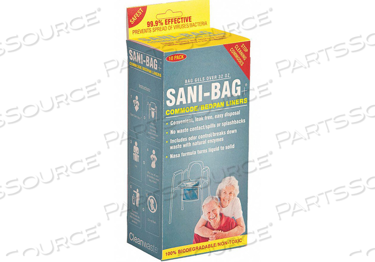 BEDPAN/COMMODE LINER PK100 by Cleanwaste BEDPAN/COMMODE LINER PK100 by Cleanwaste