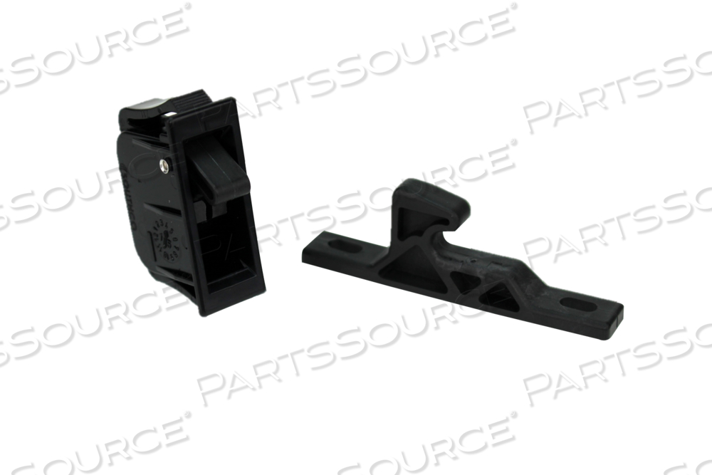 SNAP-IN C3 PLASTIC GRABBER CATCH LATCH - BLACK by Approved Vendor