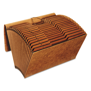 HEAVY-DUTY EXPANDING FILE WITH REINFORCED FLAP, 21 SECTIONS, ELASTIC CORD CLOSURE, 1/3-CUT TABS, LEGAL SIZE, REDROPE by Esselte Pendaflex Corp.