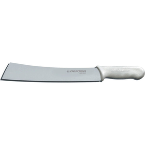 CHEESE KNIFE, HIGH CARBON STEEL, STAMPED, WHITE HANDLE, 12"L by Dexter Russell