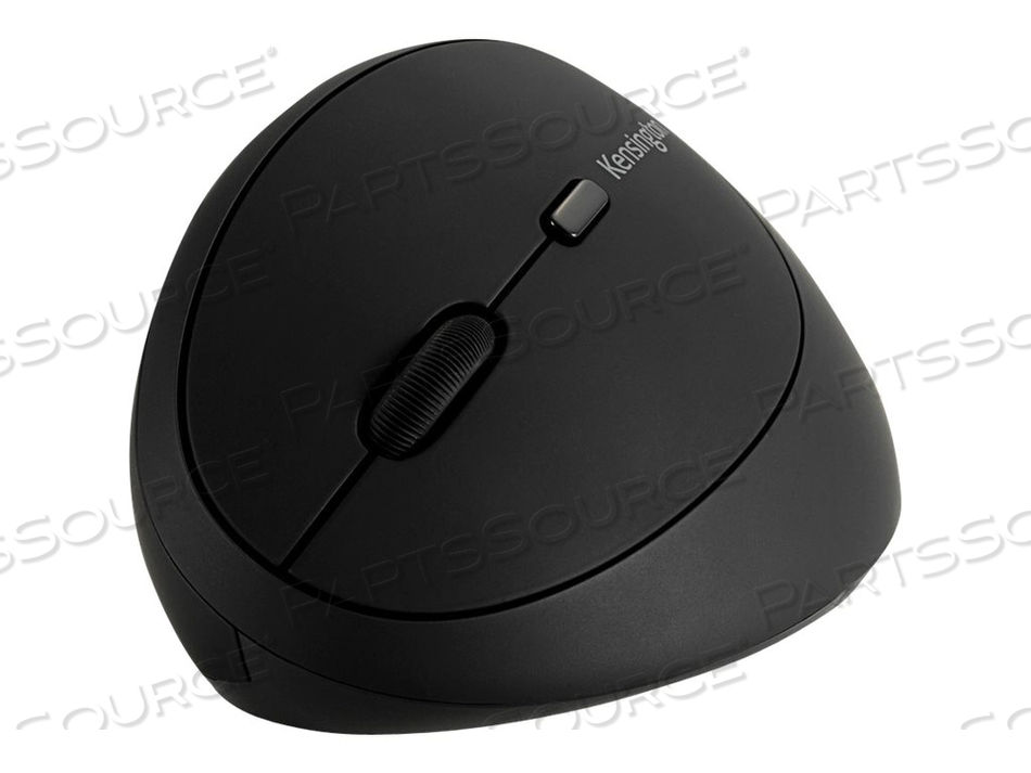 PRO FIT ERGO WIRELESS MOUSE, VERTICAL MOUSE, ERGONOMIC, LEFT-HANDED, 6 BUTTONS, WIRELESS, 2.4 GHZ by Kensington Computer Products
