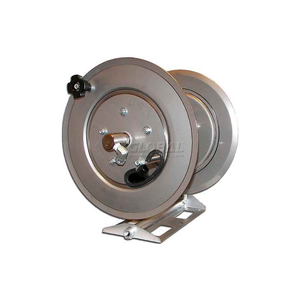 HOT-2-GO 3/8" X 250' CAPACITY 3500 PSI STAINLESS STEEL PRESSURE WASHER HOSE REEL by Hydro Tek Systems Inc