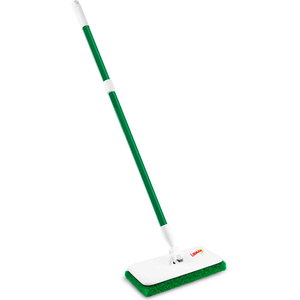 WALL/FLOOR SCRUBBER WITH EXTENDABLE HANDLE, 10-3/4 X 5-1/4, GREEN/WHITE by Libman