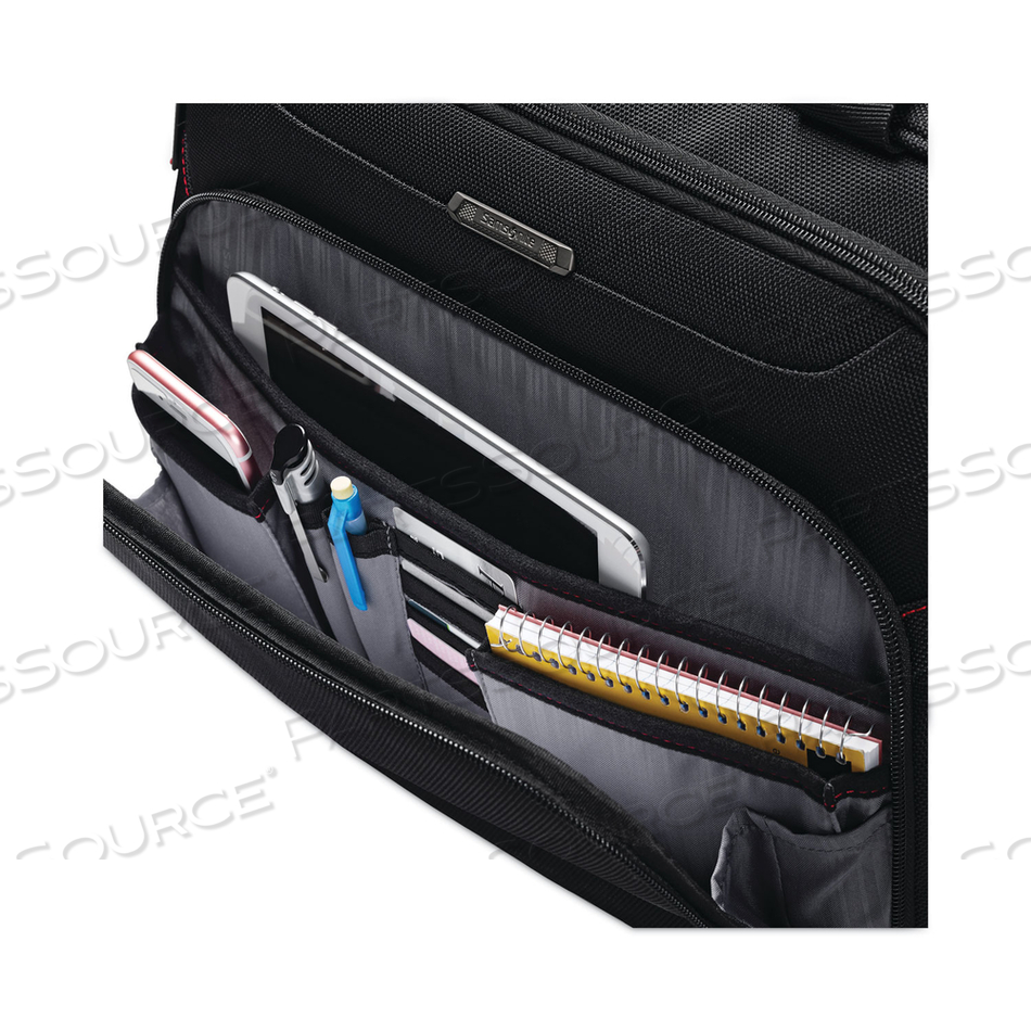 XENON 3 TOPLOADER BRIEFCASE, FITS DEVICES UP TO 15.6", POLYESTER, 16.5 X 4.75 X 12.75, BLACK 