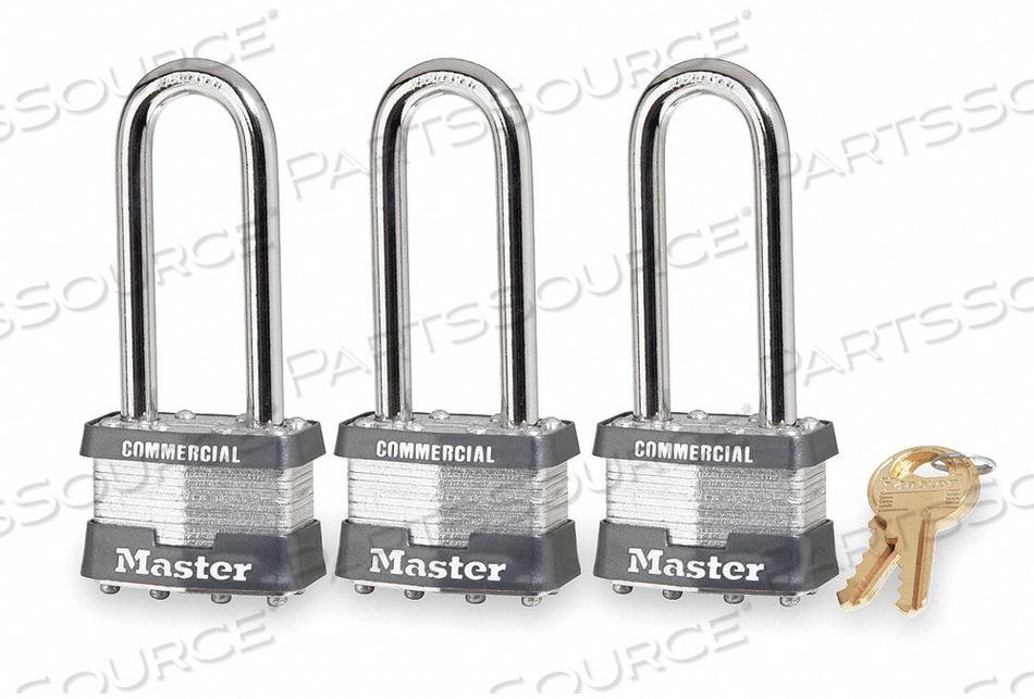 KEYED PADLOCK 3/4 IN RECTANGLE SILVER by Master Lock KEYED PADLOCK 3/4 IN RECTANGLE SILVER by Master Lock