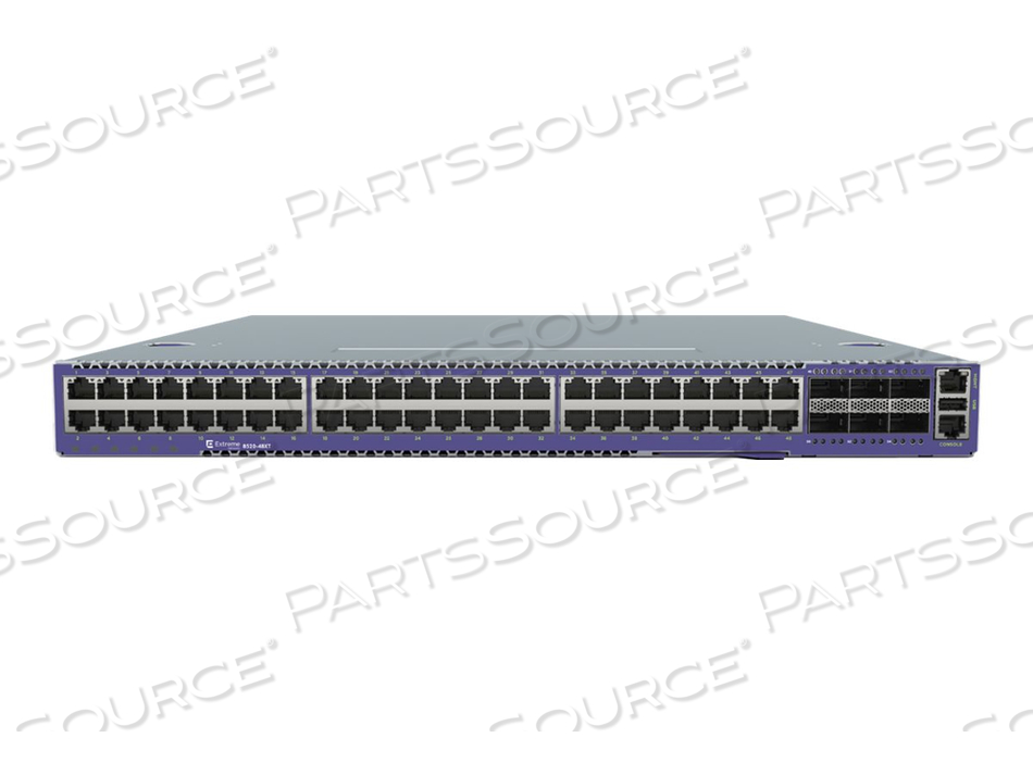 8520-48XT-6C, SWITCH, L3, MANAGED, 48 X 1 GIGABIT / 10 GIGABIT ETHERNET + 6 X 40/100 GIGABIT QSFP28, RACK-MOUNTABLE by Extreme Network 8520-48XT-6C, SWITCH, L3, MANAGED, 48 X 1 GIGABIT / 10 GIGABIT ETHERNET + 6 X 40/100 GIGABIT QSFP28, RACK-MOUNTABLE by Extreme Network