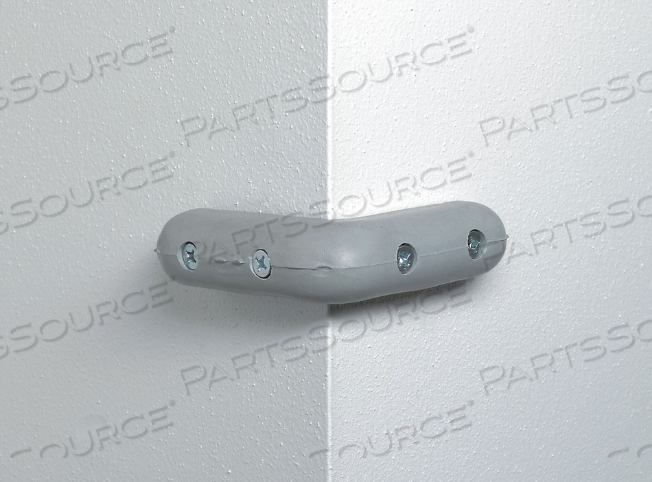 CORNER BUMPER 3 X 1-5/16 IN GRAY DRILLED by Pawling Corp CORNER BUMPER 3 X 1-5/16 IN GRAY DRILLED by Pawling Corp