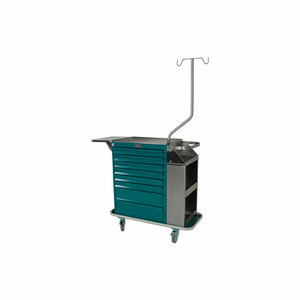 CAST CART EIGHT ALUMINUM DRAWERS SPECIALTY PACKAGE KEY LOCK, SAND - 6035K by Harloff Company, The