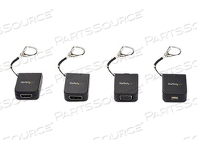 COMPACT USB C TO VGA ADAPTER, 1080P 60HZ USB TYPE-C TO VGA VIDEO DISPLAY CONVERTER WITH KEYCHAIN RING, ACTIVE USB-C DP ALT MODE TO VGA MONIT by StarTech.com Ltd.