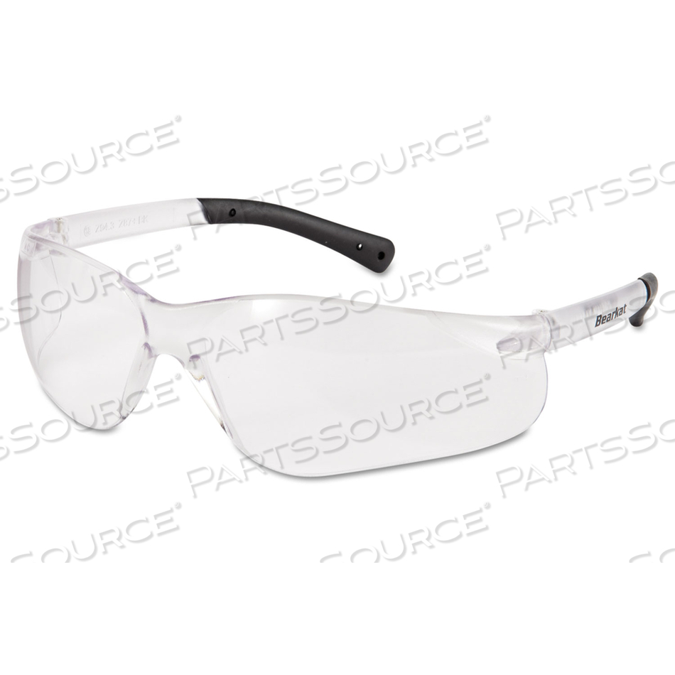 BEARKAT SAFETY GLASSES, FROST FRAME, CLEAR LENS by MCR Safety