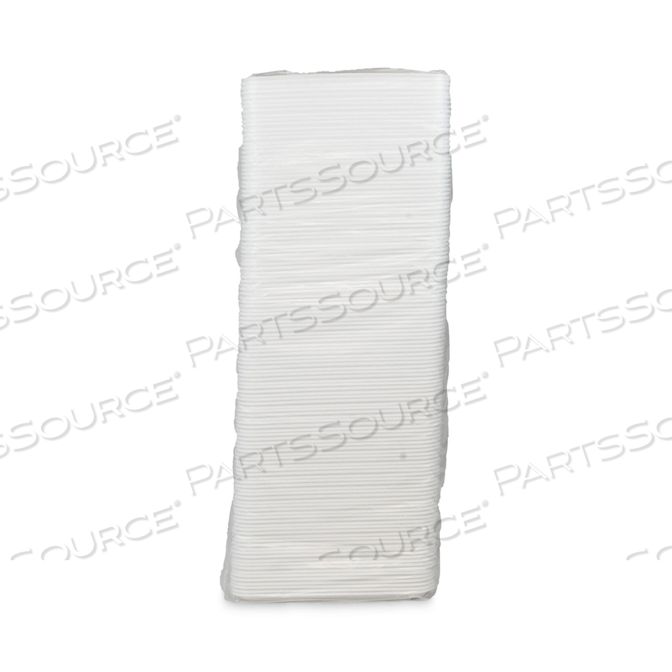 SUPERMARKET TRAY, #12S, 11 X 9 X 0.65, WHITE, FOAM, 250/CARTON 