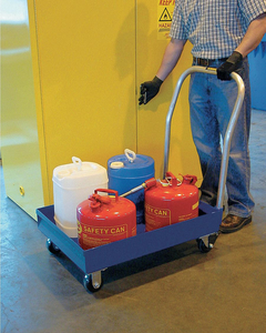 STEEL SPILL CART 16 GAL NO GRATING by Denios