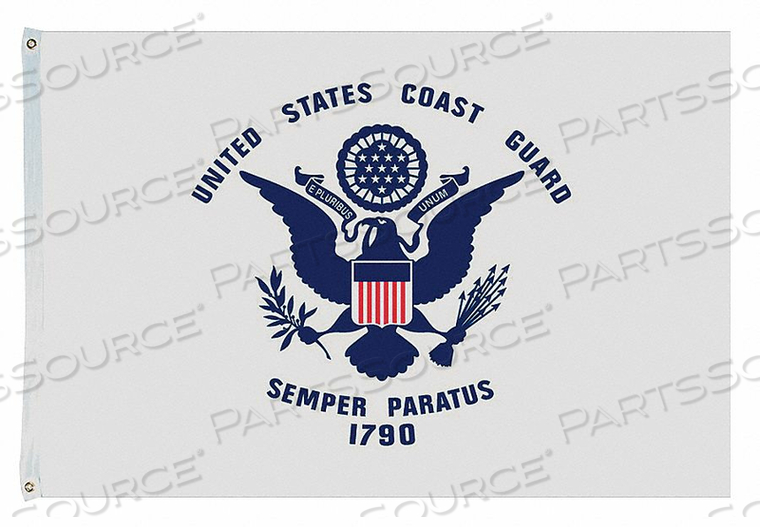 D4228 US COAST GUARD FLAG 5X8 FT NYLON by Annin Flagmakers D4228 US COAST GUARD FLAG 5X8 FT NYLON by Annin Flagmakers