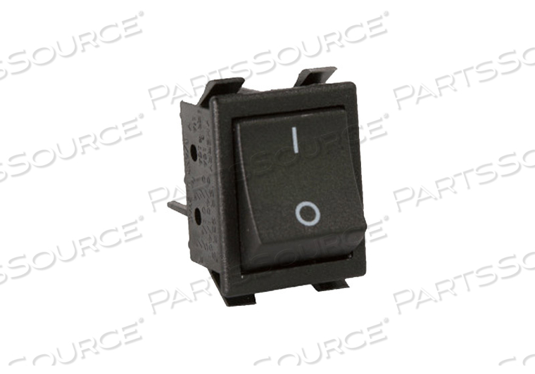 I/O ROCKER SWITCH, BLACK by Helmer Inc