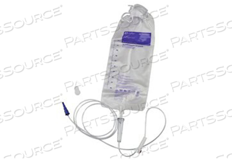 1000ML MEDICAL-GRADE PLASTIC GRAVITY FEED BAG SET WITH FEEDING BAG/INTEGRATED TUBING by Cardinal Health 200, LLC 1000ML MEDICAL-GRADE PLASTIC GRAVITY FEED BAG SET WITH FEEDING BAG/INTEGRATED TUBING by Cardinal Health 200, LLC