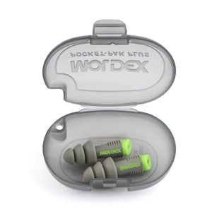 6430 MOLDEX ALPHAS EARPLUG, ONE SIZE, REUSABLE, FLANGED, UNCORDED, GRAY/GREEN PLUG, 27 DB, PVC FREE by Moldex