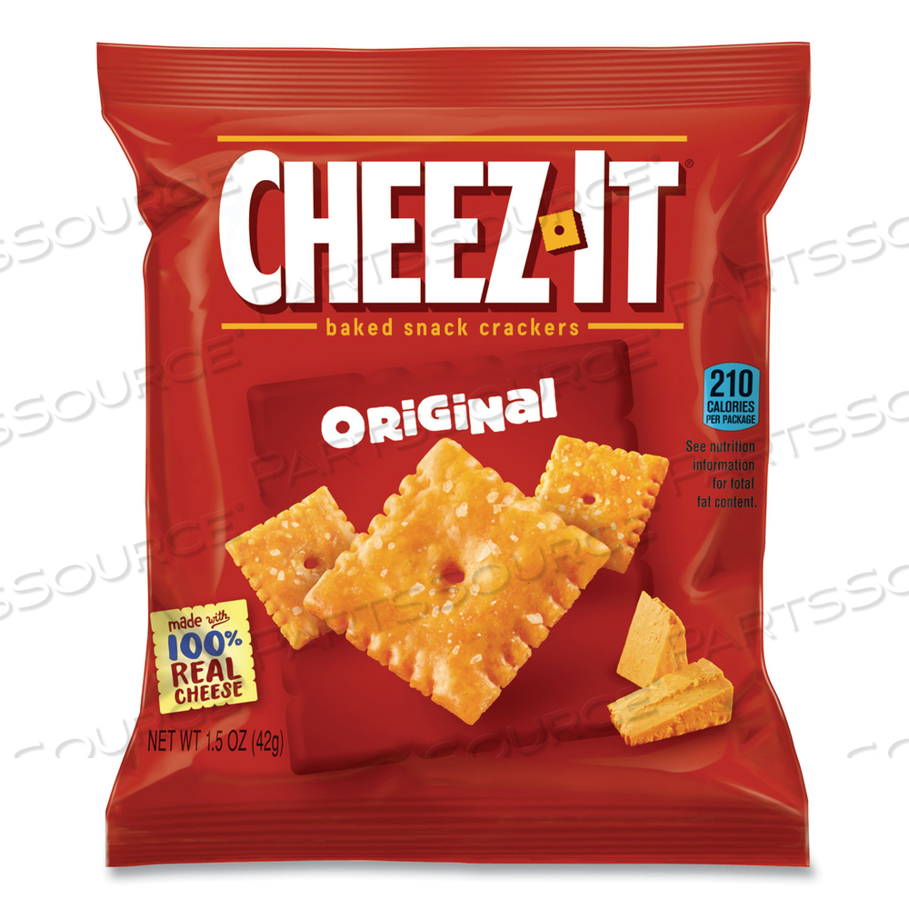 BAKED SNACK CRACKERS, 1.5 OZ BAG by Cheez-It BAKED SNACK CRACKERS, 1.5 OZ BAG by Cheez-It