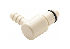 1/4 HOSE BARB NON-VALVED ELBOW POLYPROPYLENE COUPLING INSERT by Colder Products Company