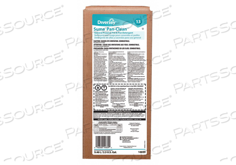 HAND WASH POT/PAN CLEANER 2.50 GAL. by Diversey HAND WASH POT/PAN CLEANER 2.50 GAL. by Diversey