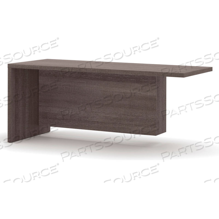 RETURN TABLE - 71" - BARK GREY - PRO-LINEA SERIES by Bestar Technologies, Inc. RETURN TABLE - 71" - BARK GREY - PRO-LINEA SERIES by Bestar Technologies, Inc.