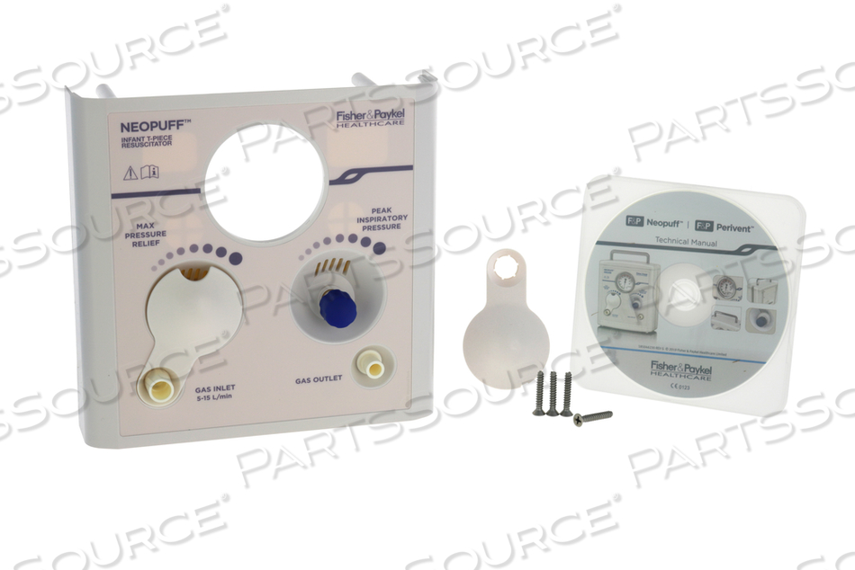 FASCIA AND VALVE ASSEMBLY, PURPLE, FOR NEOPUFF/PERIVENT INFANT RESUSCITATOR by Fisher & Paykel Healthcare