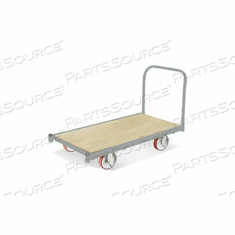 ALL STEEL BOUND PLATFORM TRUCK - 30" X 48" - 8" PNEUMATIC 