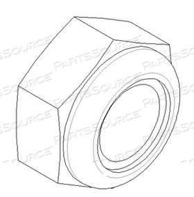 M8-1.25" STEEL/ZINC NYLONOC NUT by Hillrom