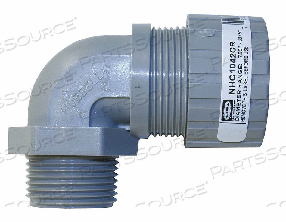 CONNECTOR, CORD, 0.75 TO 0.88 IN. OD, ORCHID by Hubbell Incorporated, Wiring Device-Kellums CONNECTOR, CORD, 0.75 TO 0.88 IN. OD, ORCHID by Hubbell Incorporated, Wiring Device-Kellums