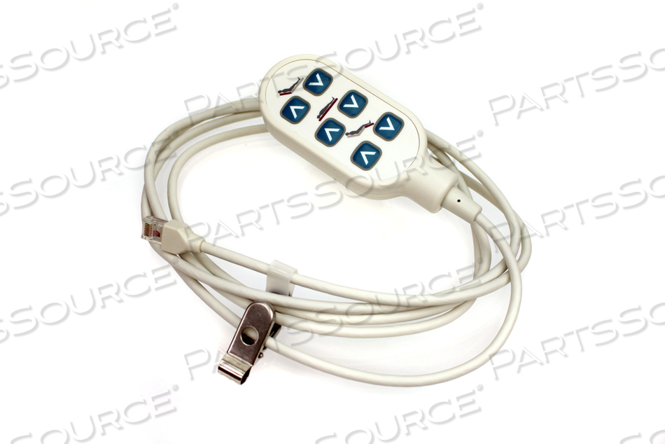 BED CONTROL, MODULAR PLUG, 5.9IN WIDTH, 1.9IN HEIGHT, 7.5IN DEPTH, WHITE, 6 NUMBER OF FUNCTIONS, 8 NUMBER OF PINS, FOR JOERNS® BED by Anacom MedTek BED CONTROL, MODULAR PLUG, 5.9IN WIDTH, 1.9IN HEIGHT, 7.5IN DEPTH, WHITE, 6 NUMBER OF FUNCTIONS, 8 NUMBER OF PINS, FOR JOERNS® BED by Anacom MedTek