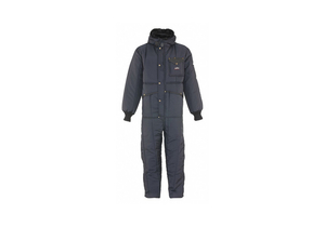 COVERALL SUIT WITH HOOD NAVY SMALL by RefrigiWear