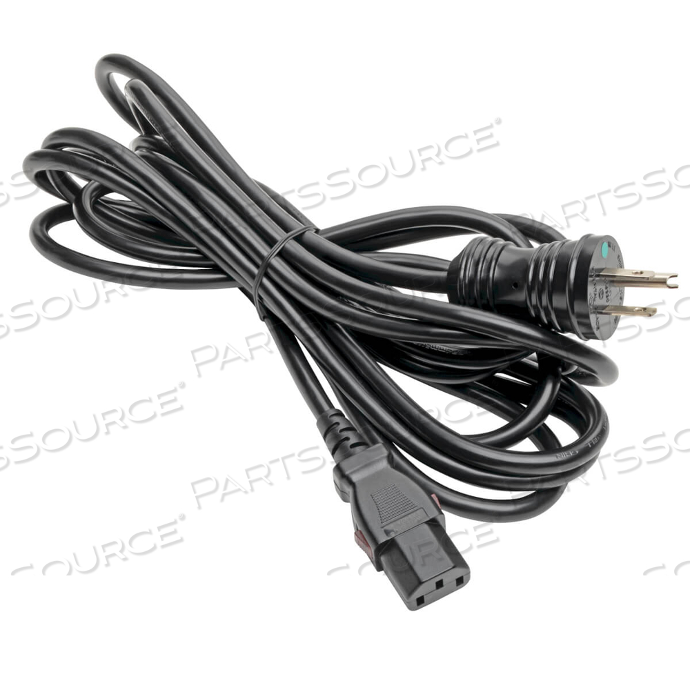 15FT 18 AWG NEMA 5-15P - C13 HOSPITAL GRADE POWER CORD - BLACK by Tripp Lite 15FT 18 AWG NEMA 5-15P - C13 HOSPITAL GRADE POWER CORD - BLACK by Tripp Lite