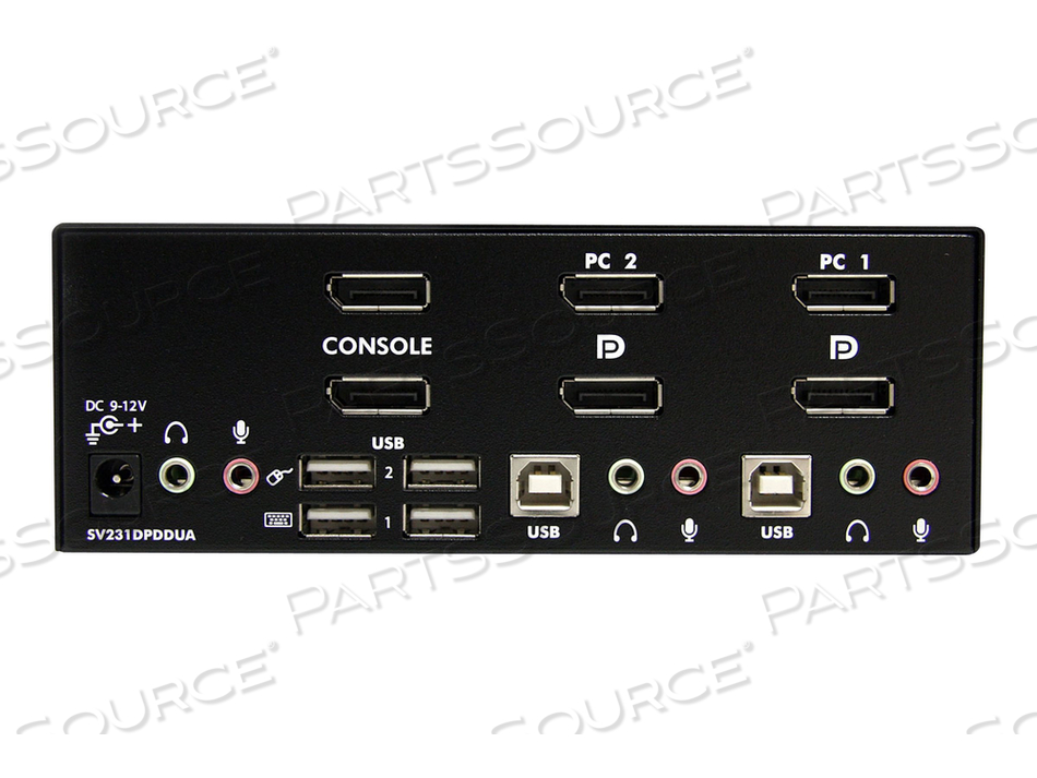 CONTROL 2 HIGH-RESOLUTION DUAL DISPLAYPORT COMPUTERS WITH A SINGLE CONSOLE - USB by StarTech.com Ltd.