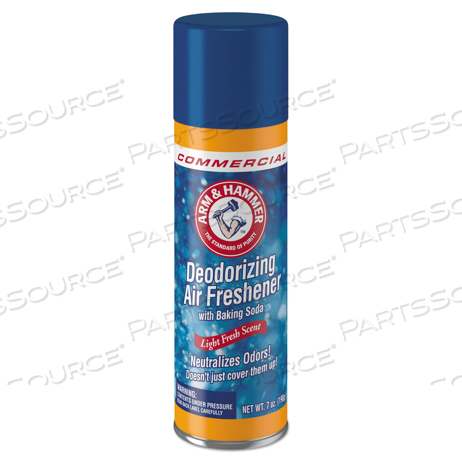 BAKING SODA AIR FRESHENER, LIGHT FRESH SCENT, 7 OZ AEROSOL SPRAY by Arm And Hammer