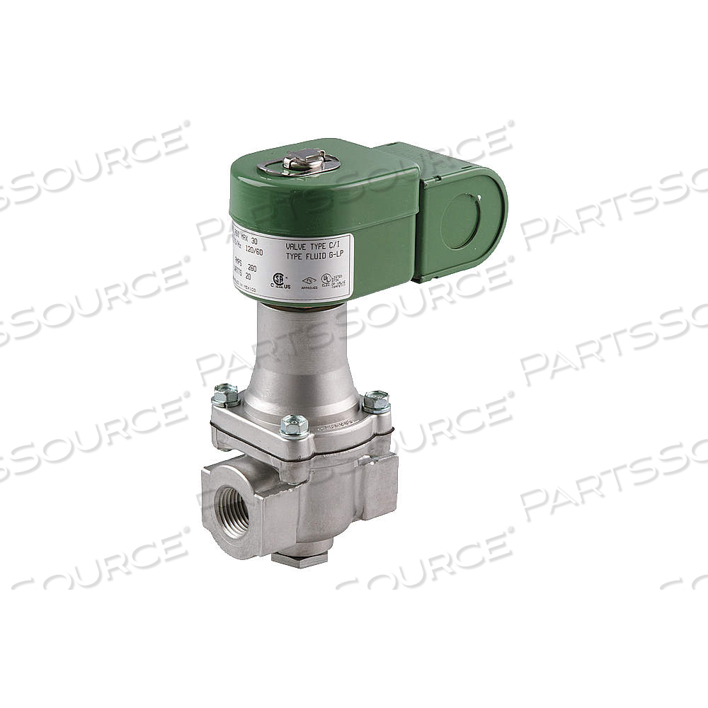 1 1/4"NO 120V 0/25#VENT VALVE by ASCO Valve, Inc.