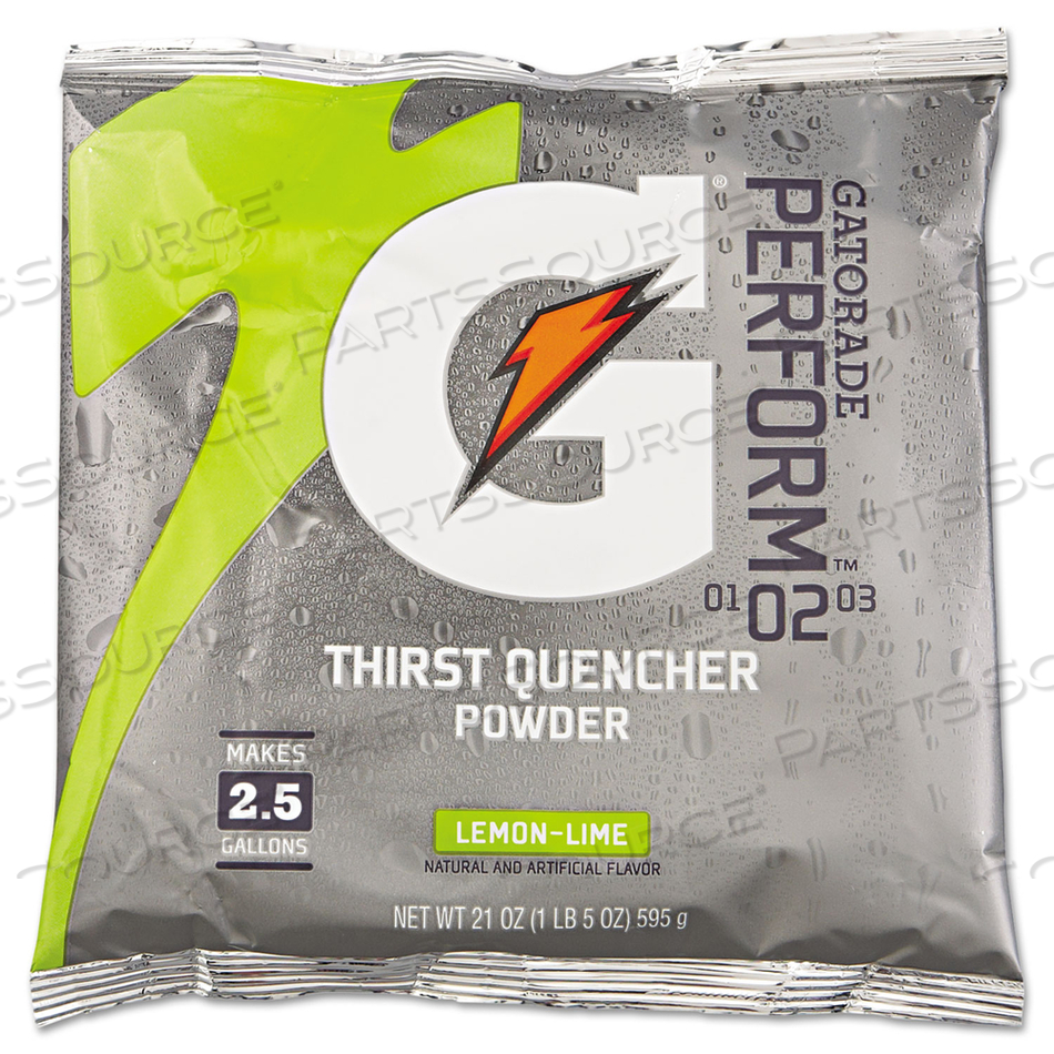 G SERIES 02 PERFORM THIRST QUENCHER INSTANT POWDER, 21 OZ, POUCH, 2.5 GAL YIELD, ASSORTED FLAVORS by Gatorade