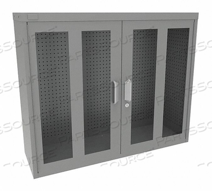 PEGBOARD WALL CABINET 37 H 45 W GRAY by Stanley Vidmar