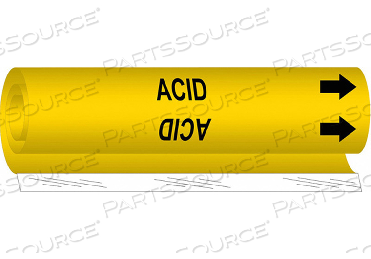 PIPE MARKER ACID by Brady Americas PIPE MARKER ACID by Brady Americas
