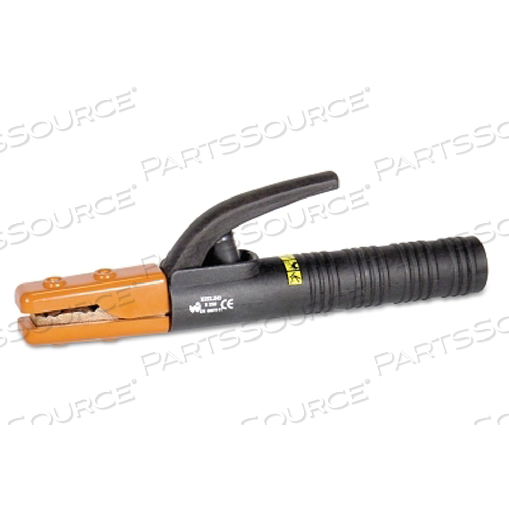 LEVER DESIGNED ELECTRODE HOLDER, 500 A, BRASS, FOR 4/0 CABLE, 3/8 IN CAP, 12.25 IN L by Best Welds LEVER DESIGNED ELECTRODE HOLDER, 500 A, BRASS, FOR 4/0 CABLE, 3/8 IN CAP, 12.25 IN L by Best Welds