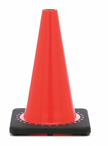 TRAFFIC CONE 1.5 LB. ORANGE CONE COLOR by JBC Safety Plastic, Inc.