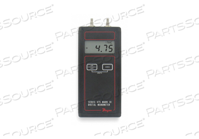 HANDHELD MANOMETER 0 TO 20.00 IN WC by Dwyer Instruments HANDHELD MANOMETER 0 TO 20.00 IN WC by Dwyer Instruments
