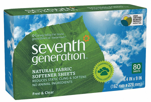 DRYER SHEETS 80 SHEETS PK12 by Seventh Generation