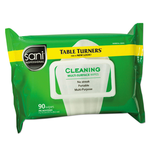 MULTI-SURFACE CLEANING WIPES, 11.5 X 7, FRESH SCENT, WHITE, 90 WIPES/PACK, 12 PACKS/CARTON by Sani Professional