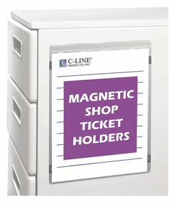 TICKET HOLDER MAGNETIC SHOP 9X12 PK15 by C-Line
