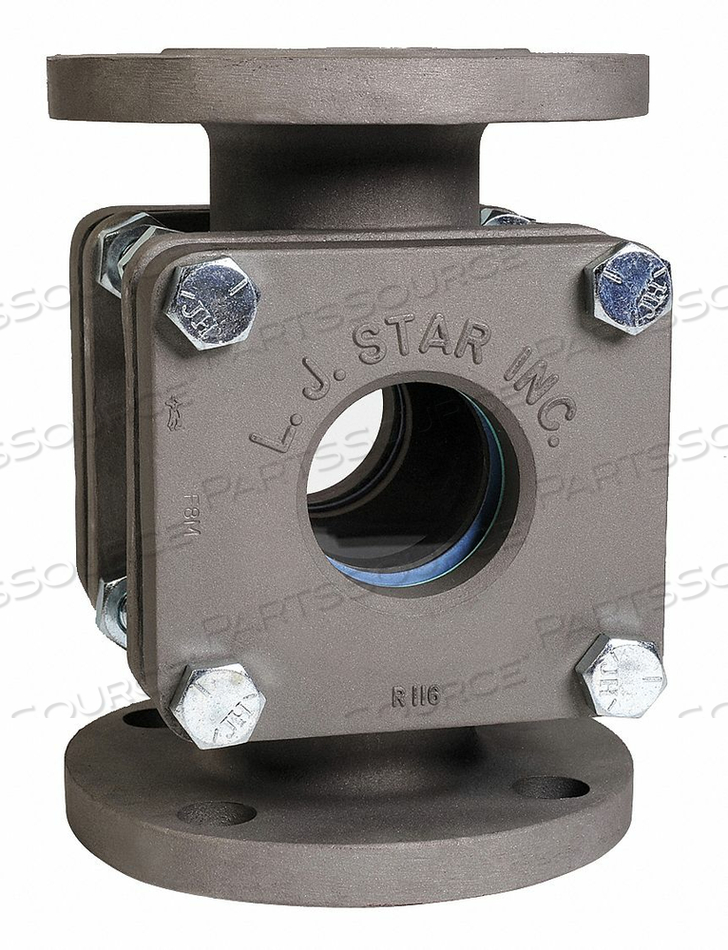 SIGHT FLOW INDICATOR SS 1/2IN 150LB. FLG 