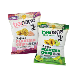 PLANTAIN CHIP VARIETY PACK, 2 OZ BAG, 12/PACK by Barnana