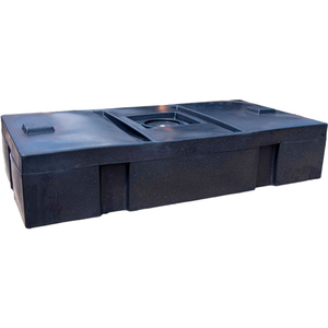 300 GALLON HOLDING TANK, BLACK by Poly Portables LLC